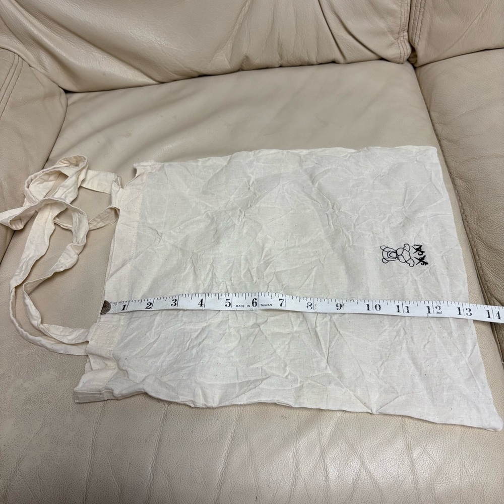 SACAI x KAWS Small Tote Bag Beige Bear 13 x 12 in - Picture 4 of 8
